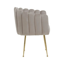 Load image into Gallery viewer, Bari Mink Velvet Dining Chair