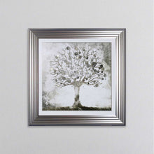 Load image into Gallery viewer, Silver Money Tree Framed Wall Art