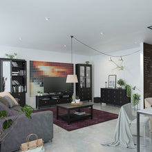 Load image into Gallery viewer, Barcelona Tv-unit 3 drawers in Matt Black