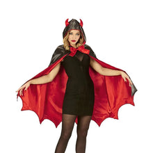 Load image into Gallery viewer, Halloween Black Hooded Devil Cape
