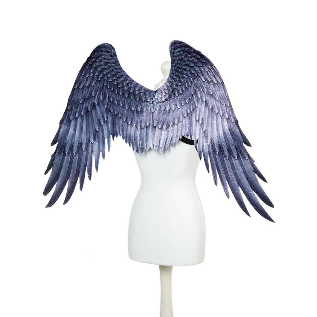 Fancy Dress Black Angel Wings - 105cm