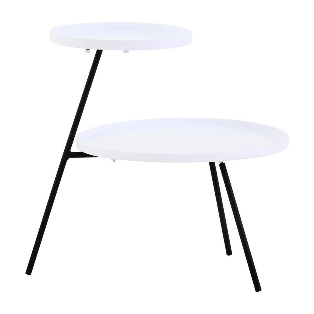 Trosa Two Shelf Black Side Table