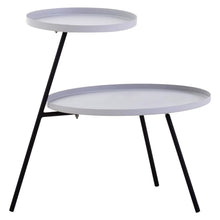 Load image into Gallery viewer, Trosa Two Shelf Black Side Table
