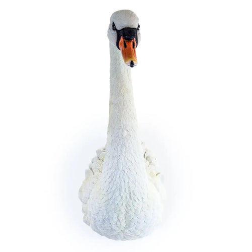 3D Large White Swan Wall Head 