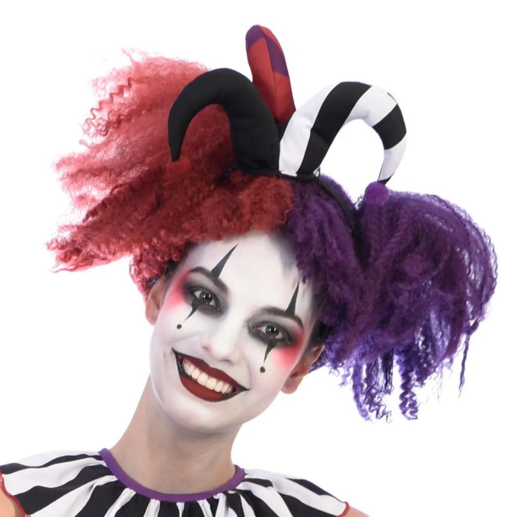 Halloween Harlequin Heartbreaker Wig