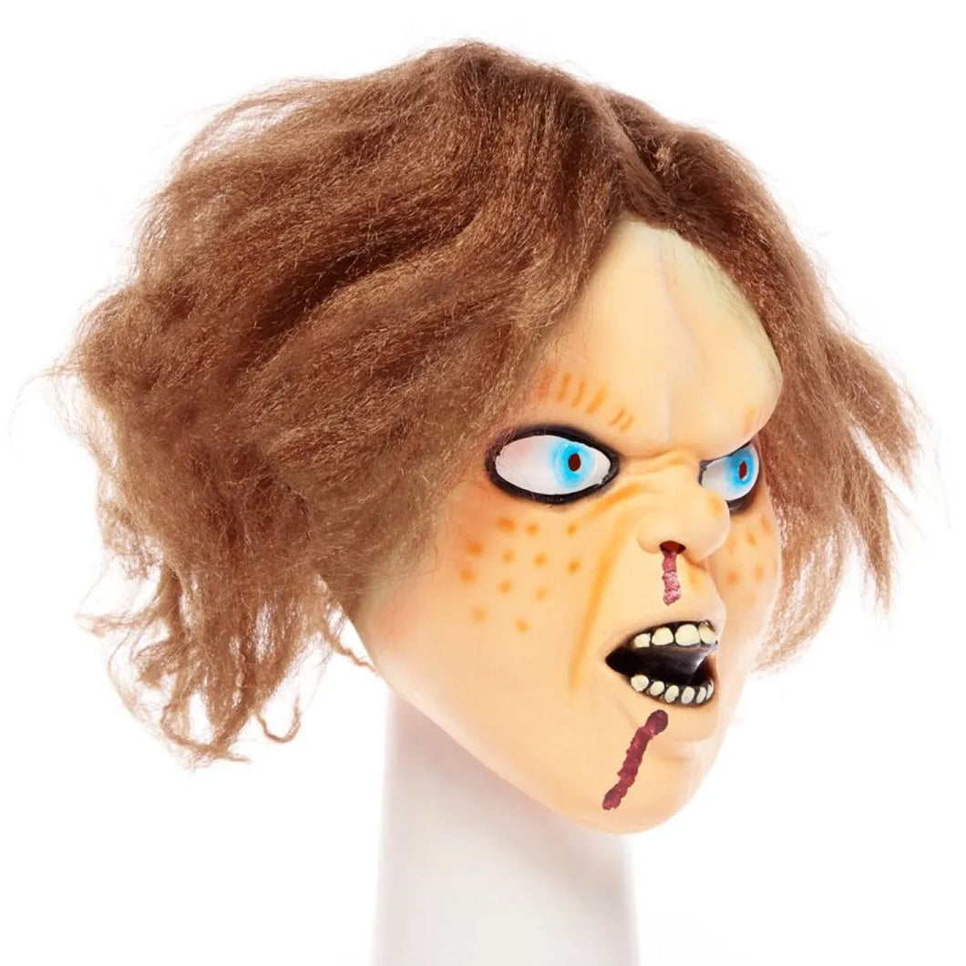 Chucky Mask Full Overhead Latex Mask & Hair Halloween