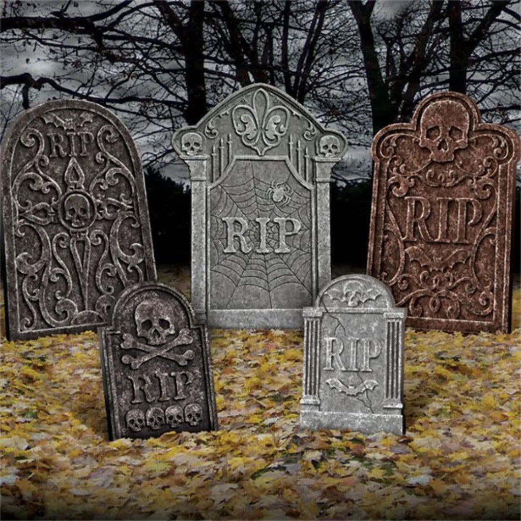 Set Of 5 Tombstones