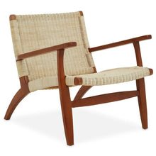 Load image into Gallery viewer, Java Woven Chair In Natural Rattan
