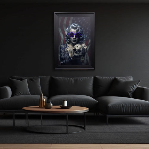 American Woman Framed Wall Art