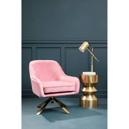 Avery Pink Velvet Chair
