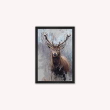 Load image into Gallery viewer, Luxury Velvet Art Print - Impressionist Stag Framed Wall Art
