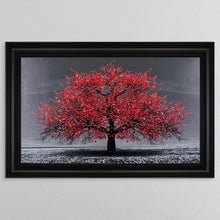Load image into Gallery viewer, Red Cherry Tree Framed Wall Art
