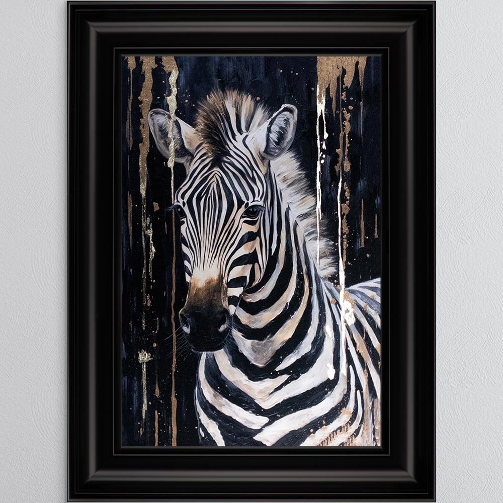 Ziggy Zebra Framed Wall Art