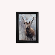 Load image into Gallery viewer, Luxury Velvet Art Print - Impressionist Stag Framed Wall Art
