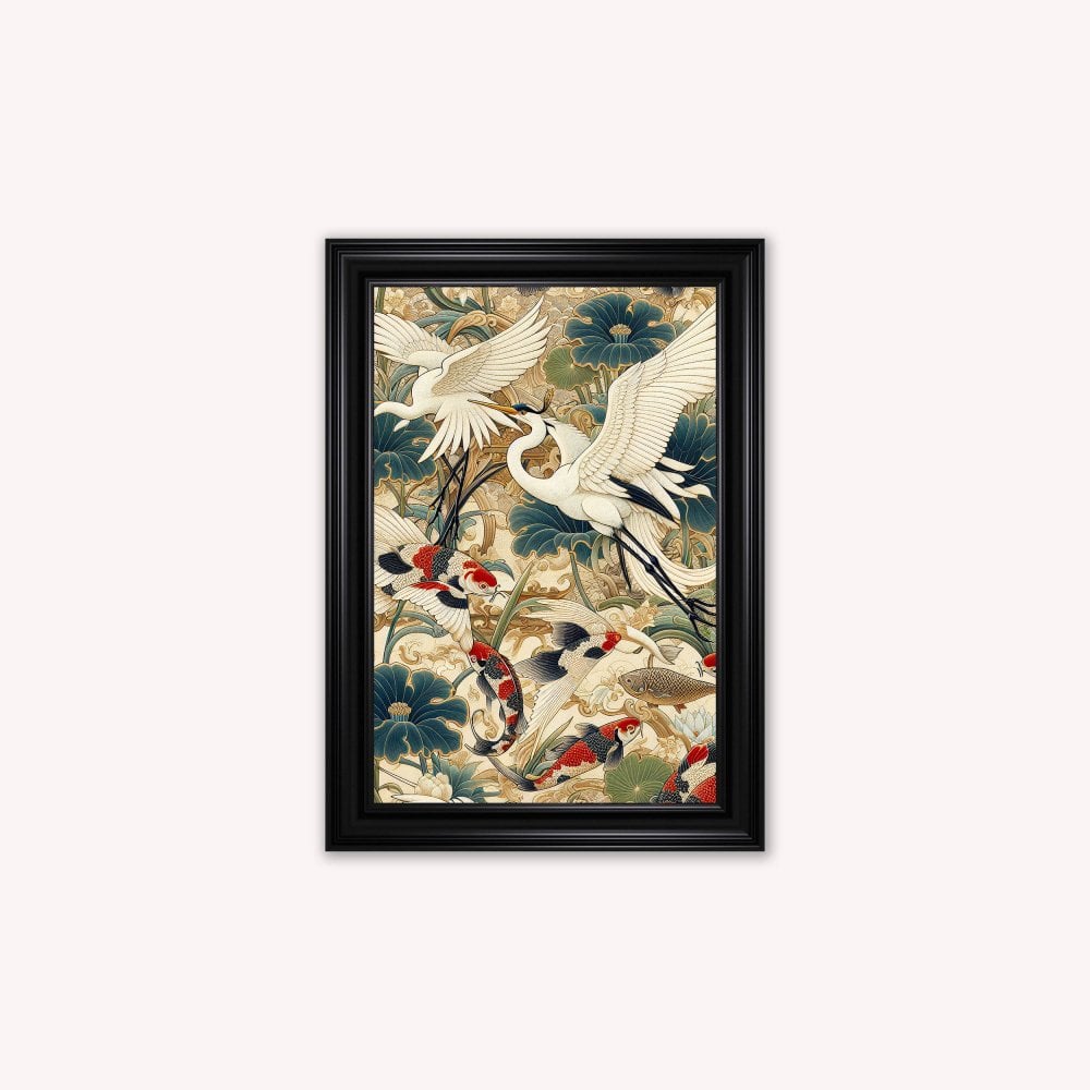 Luxury Velvet Art Print - Orient Framed Wall Art