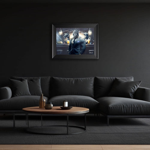 Bar à Bières By Sylvain Binet Framed Wall Art