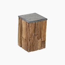 Load image into Gallery viewer, Carl Rustic Reclaimed Wood End Table
