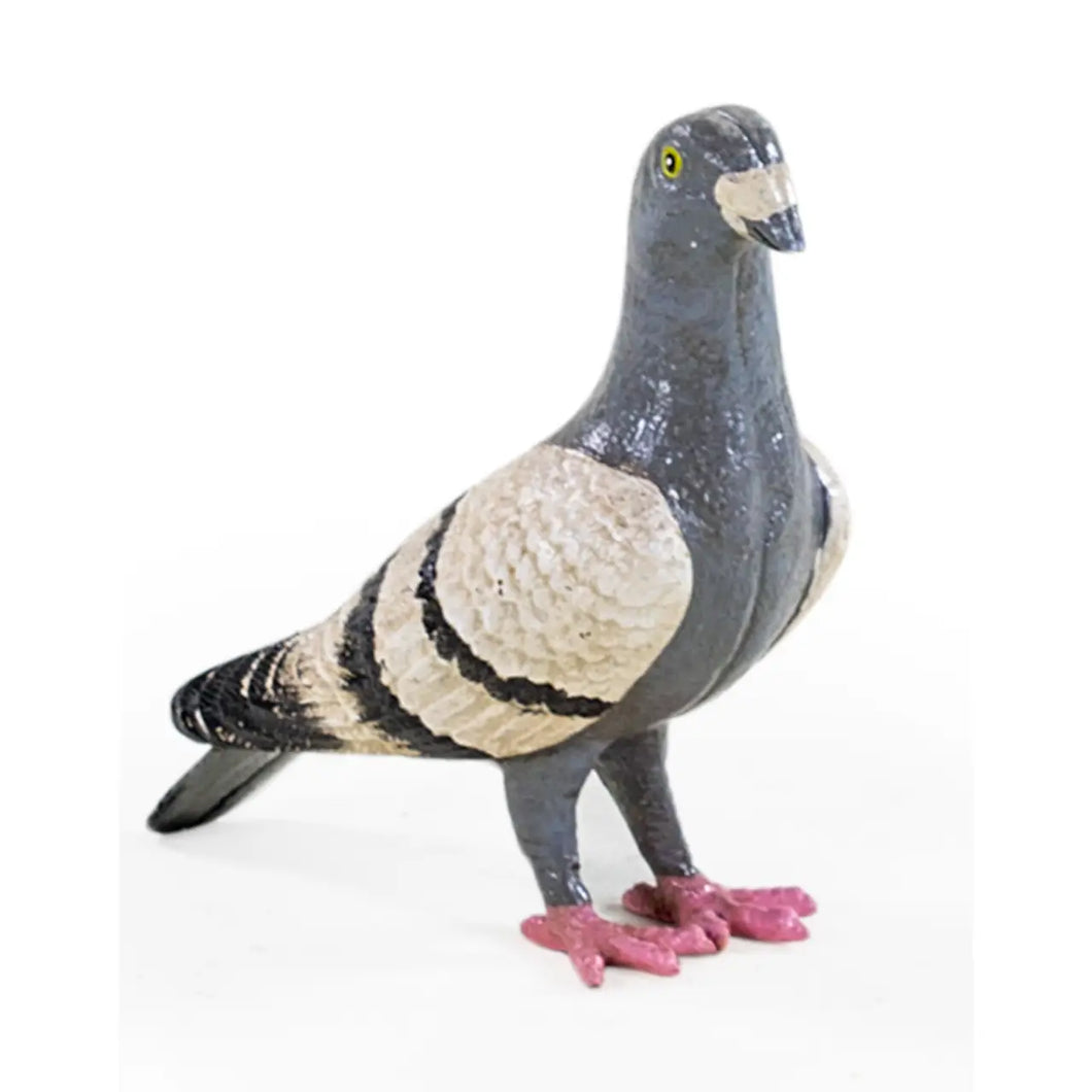 Cast Iron Standing Pigeon Figure