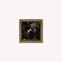 Load image into Gallery viewer, Curiosity Badger at the Stately Home Framed Wall Art
