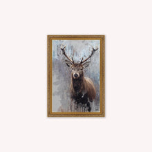 Load image into Gallery viewer, Luxury Velvet Art Print - Impressionist Stag Framed Wall Art
