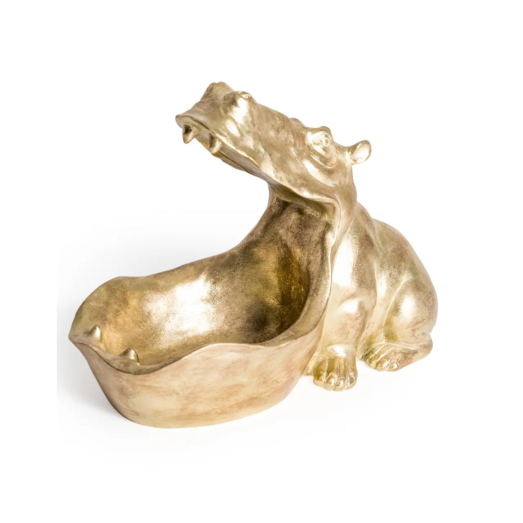 Gold Hungry Hippo Storage Bowl