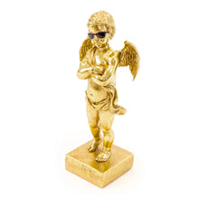 Load image into Gallery viewer, Gold &quot;Too Cool&quot; Cherub Figure On Base
