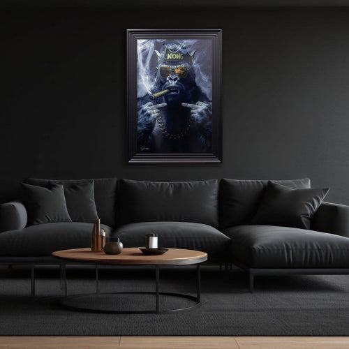 Gorilla King Framed Wall Art