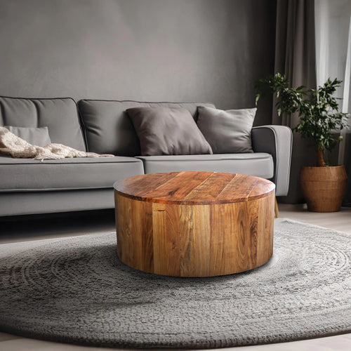 Jesper Rustic Acacia Wood Coffee Table