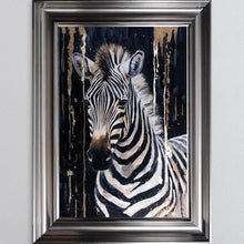 Load image into Gallery viewer, Ziggy Zebra Framed Wall Art
