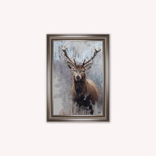 Load image into Gallery viewer, Luxury Velvet Art Print - Impressionist Stag Framed Wall Art
