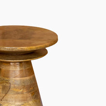 Load image into Gallery viewer, Novo Conical Mango Wood End Table
