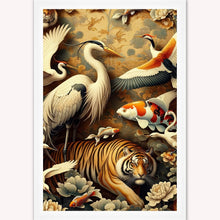 Load image into Gallery viewer, Luxury Velvet Art Print - Orient Framed Wall Art
