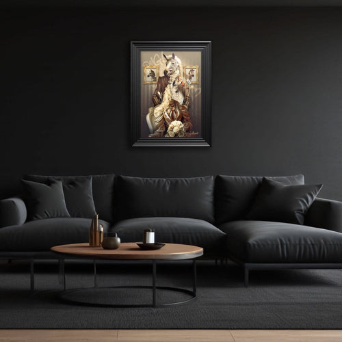 Zèbres By Sylvain Binet Framed Wall Art