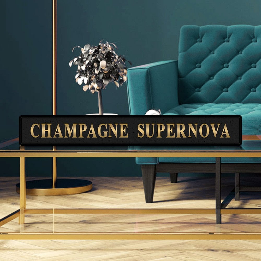 Champagne Supernova Street Sign