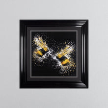 Load image into Gallery viewer, Flying Bumble Bees Framed Wall Art 75*75cm
