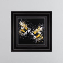 Load image into Gallery viewer, Flying Bumble Bees Framed Wall Art 75*75cm
