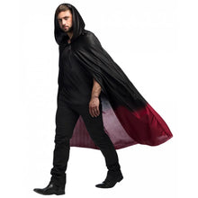 Load image into Gallery viewer, Halloween Black &amp; Red Cape - 170cm
