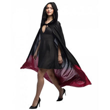 Load image into Gallery viewer, Halloween Black &amp; Red Cape - 170cm
