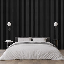 Load image into Gallery viewer, Dark Grey Decorative Acoustic Slat Wall Panel - 2400mm * 600mm
