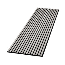 Load image into Gallery viewer, Light Grey Decorative Acoustic Slat Wall Panel - 2400mm * 600mm
