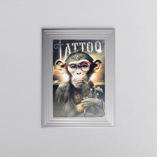 Load image into Gallery viewer, Tattoo Artist Monkey Framed Wall Art 55*75cm
