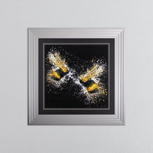 Load image into Gallery viewer, Flying Bumble Bees Framed Wall Art 75*75cm
