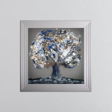 Load image into Gallery viewer, Blue Mystic Tree Framed Wall Art 75*75cm
