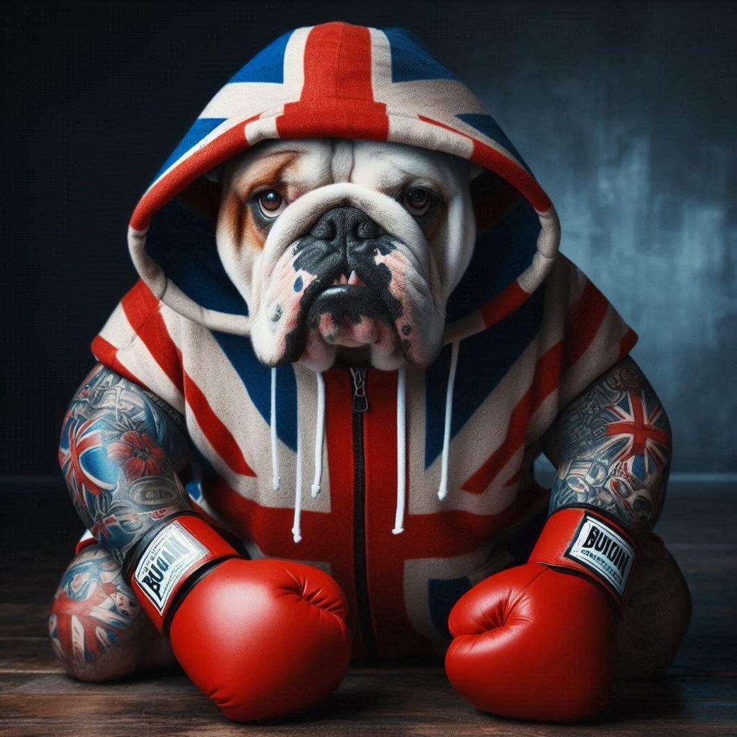 All the B’s British Boxer Bulldog Print