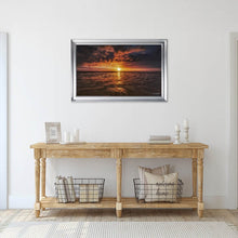 Load image into Gallery viewer, Stormy Sunset Colour Framed Wall Art 114*74cm
