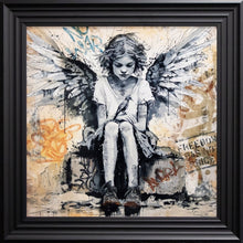 Load image into Gallery viewer, L&#39;ange et L&#39;oiseau Framed Wall Art
