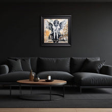 Load image into Gallery viewer, L&#39;ange et L&#39;oiseau Framed Wall Art

