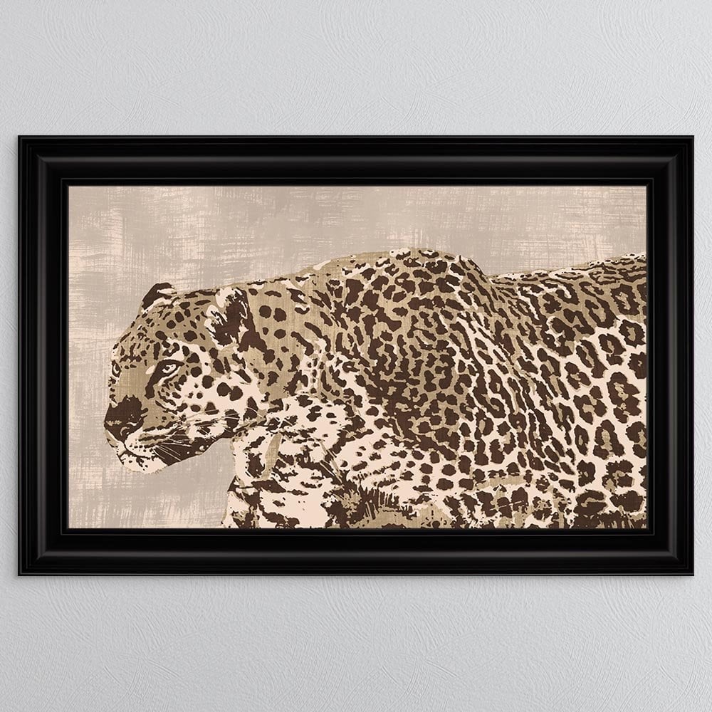 Prowling Leopard Framed Wall Art 114*74cm