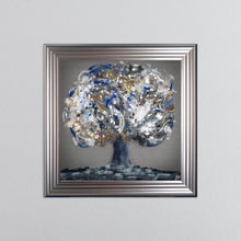 Load image into Gallery viewer, Blue Mystic Tree Framed Wall Art 75*75cm
