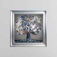 Load image into Gallery viewer, Blue Mystic Tree Framed Wall Art 75*75cm
